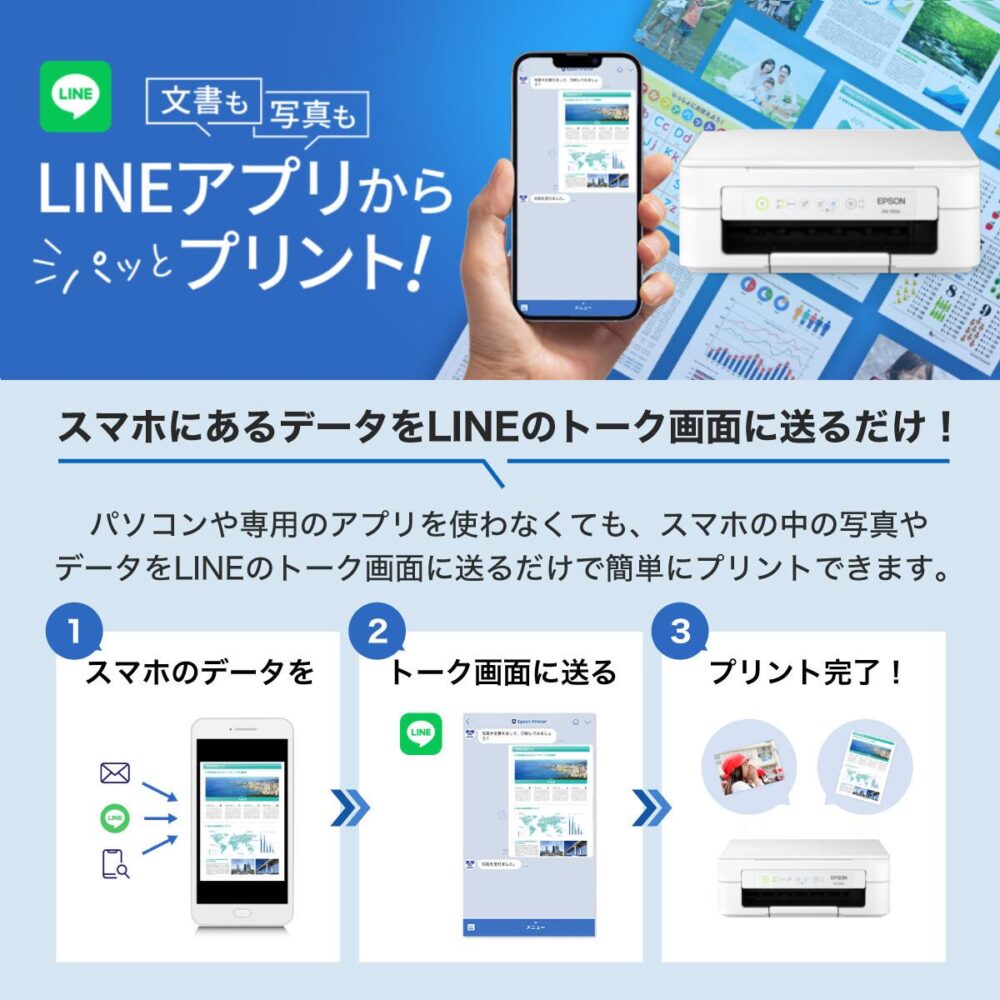 プリンター エプソン プリンター 複合機 コピー機 セットアップ用インク付属 プリント 印刷 コピー スキャン スマホでプリント Wi-Fi接続 簡単設定 家庭用 コピー機 プリンタ EW056A - 画像 (15)