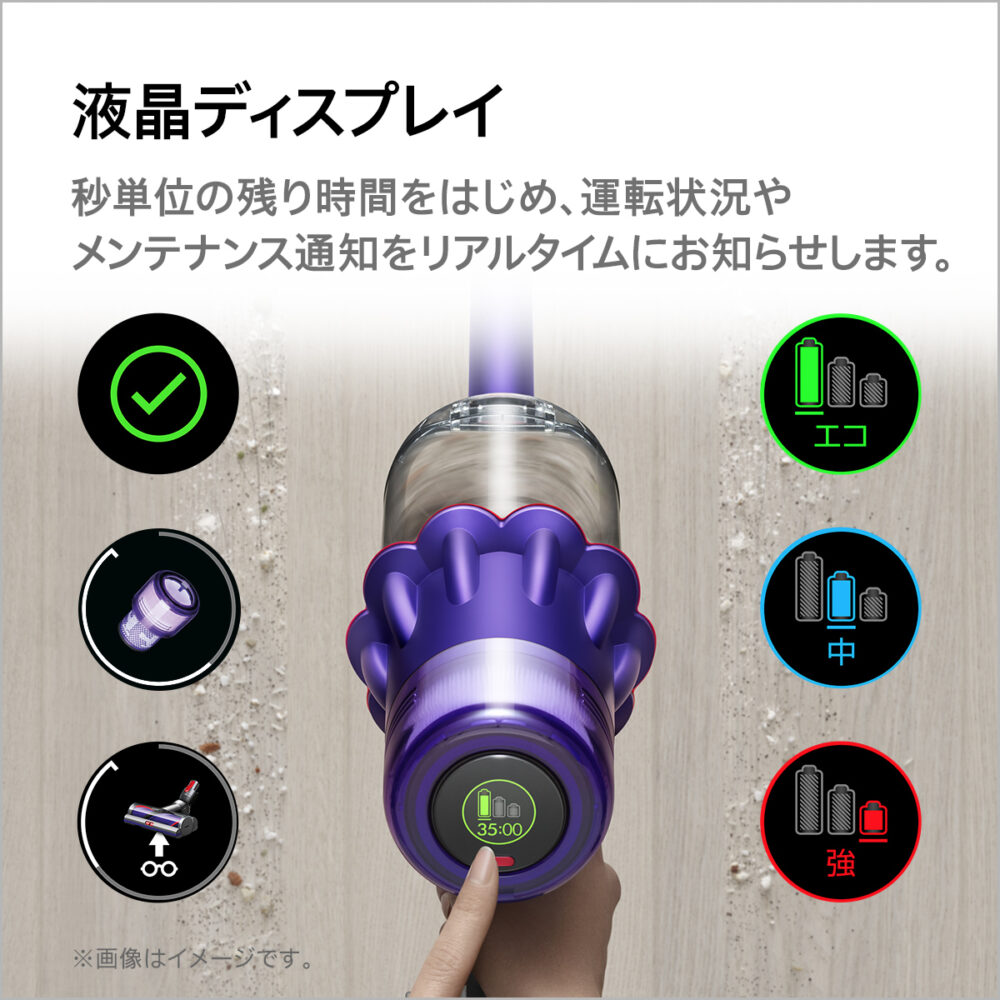 ダイソン Dyson Digital Slim Origin 掃除機 コードレス掃除機 dyson SV18FFOR2 ダイソン公式 新品 ダイソン掃除機 スティック掃除機 ハンディクリーナー ハンディ掃除機 コードレス サイクロン 軽量 充電式 - 画像 (4)